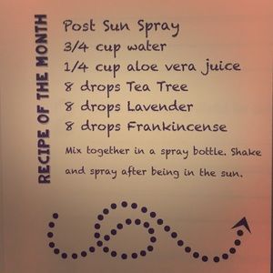 Monthly essential oil blend